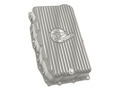 aFe 46-71420A GM L6 3.0L Transmission Pan Raw Machined Fins For GM Trucks 20-26