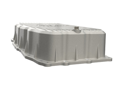 aFe 46-71420A GM L6 3.0L Transmission Pan Raw Machined Fins For GM Trucks 20-26