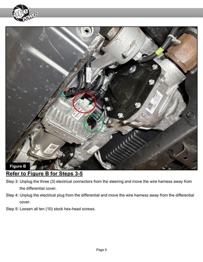aFe 19-25 GM Trucks Front Diff Cover - Raw w/ Machined Fins