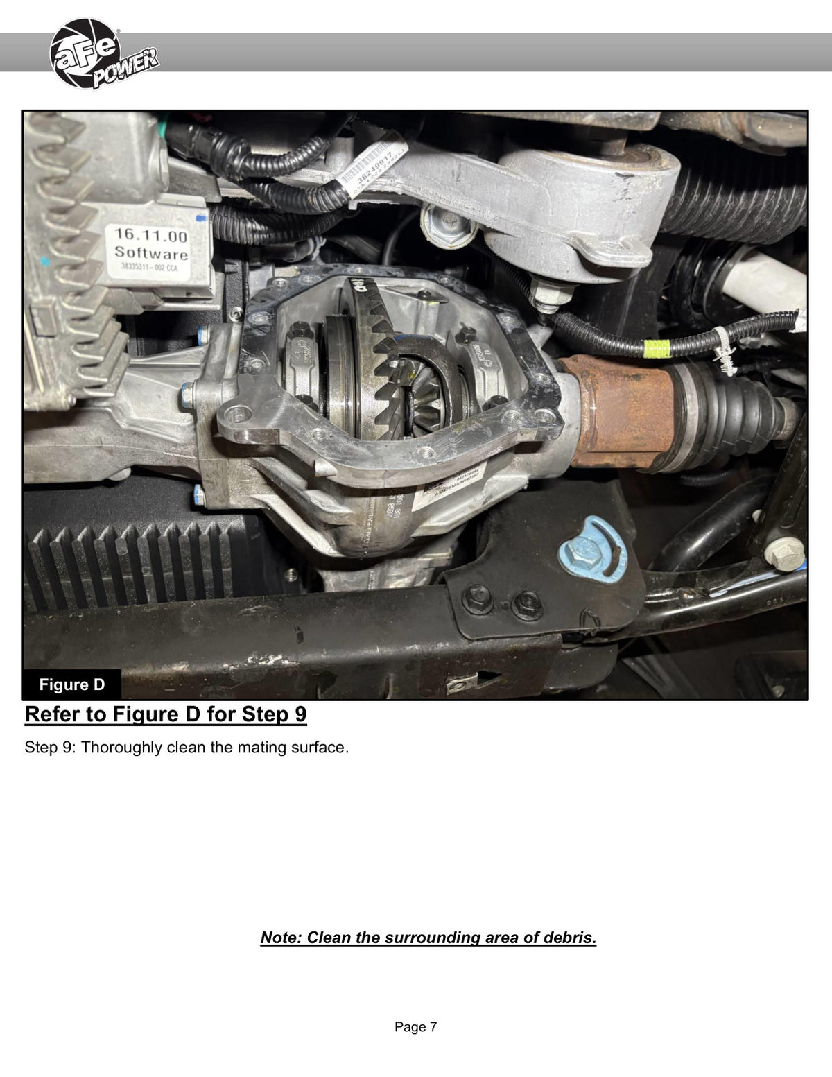 aFe 19-25 GM Trucks Front Diff Cover - Raw w/ Machined Fins