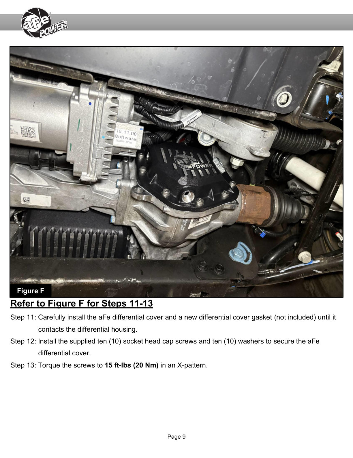 aFe 19-25 GM Trucks Front Diff Cover - Raw w/ Machined Fins