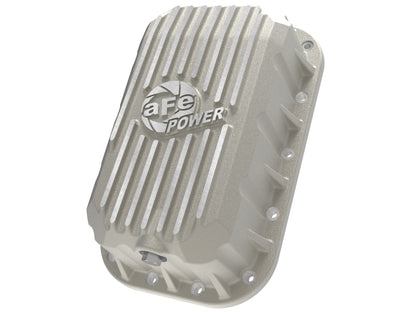 aFe POWER Street Series Engine Oil Pan Raw w/ Machined Fins Jeep Wrangler (JK) 12-18 V6-3.6L