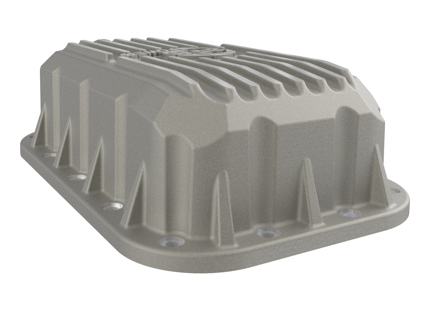 aFe POWER Street Series Engine Oil Pan Raw w/ Machined Fins Jeep Wrangler (JK) 12-18 V6-3.6L
