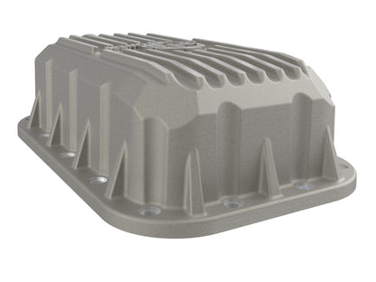 aFe POWER Street Series Engine Oil Pan Raw w/ Machined Fins Jeep Wrangler (JK) 12-18 V6-3.6L