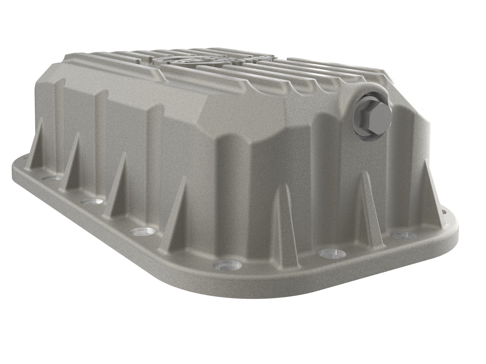 aFe POWER Street Series Engine Oil Pan Raw w/ Machined Fins Jeep Wrangler (JK) 12-18 V6-3.6L