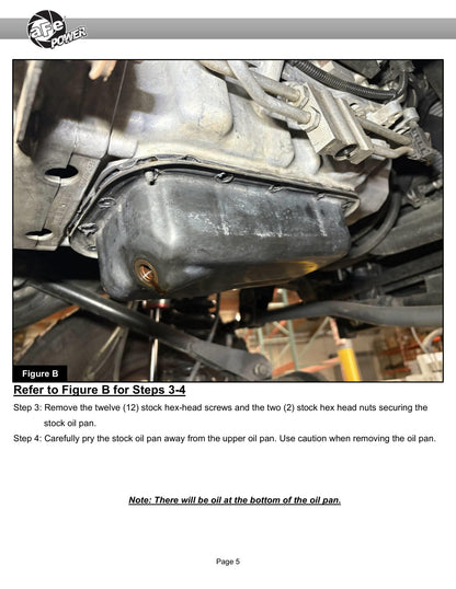 aFe POWER Street Series Engine Oil Pan Raw w/ Machined Fins Jeep Wrangler (JK) 12-18 V6-3.6L