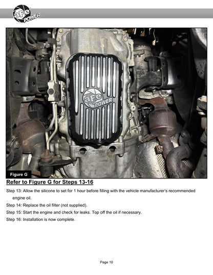 aFe POWER Street Series Engine Oil Pan Raw w/ Machined Fins Jeep Wrangler (JK) 12-18 V6-3.6L