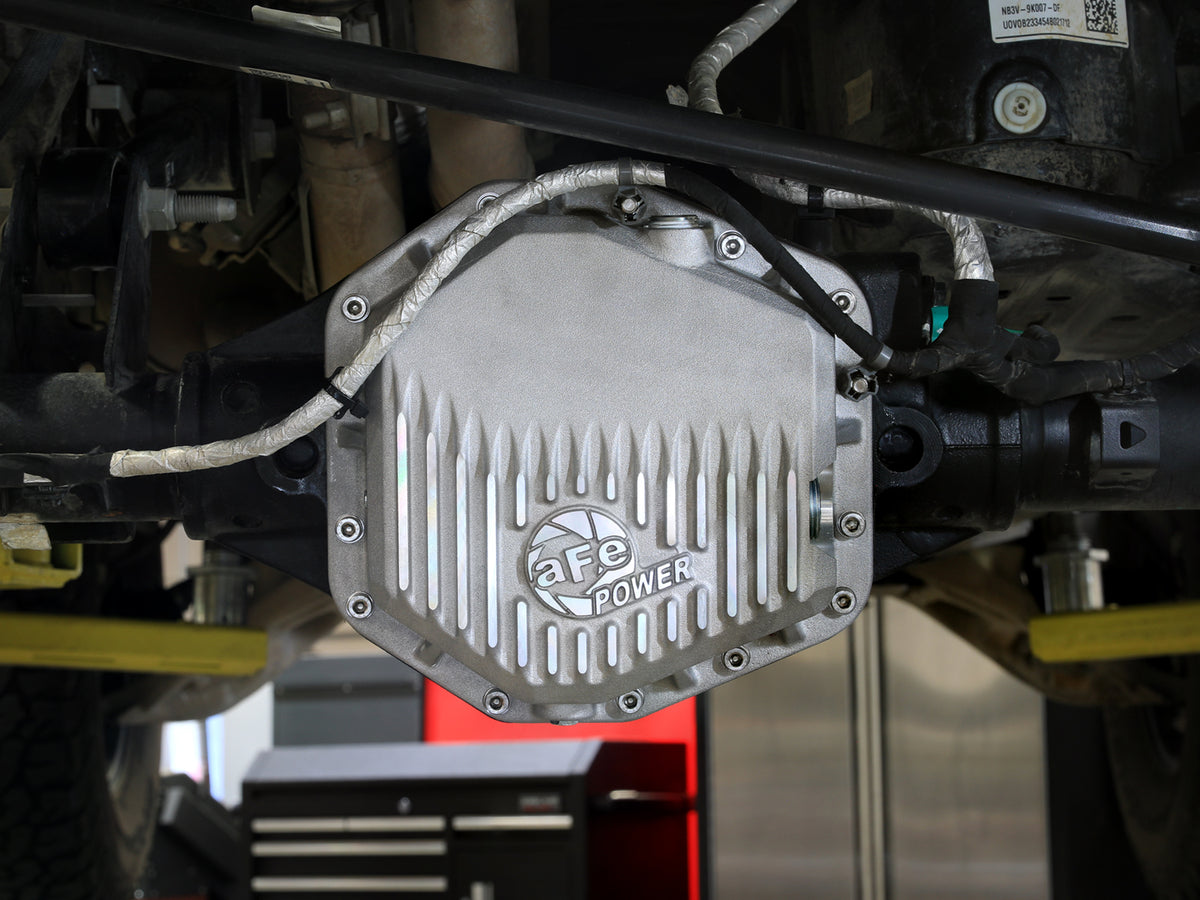 aFe 22-25 Ford Bronco Raptor V6 Rear Diff Cover - Raw w/ Machined Fins