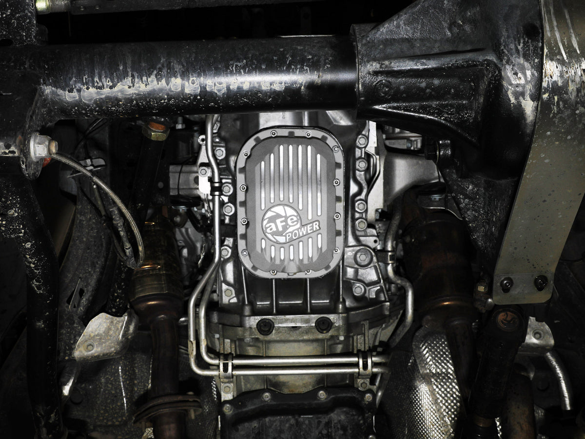 aFe POWER Street Series Engine Oil Pan Raw w/ Machined Fins Jeep Wrangler (JL)/Gladiator 18-25 V6