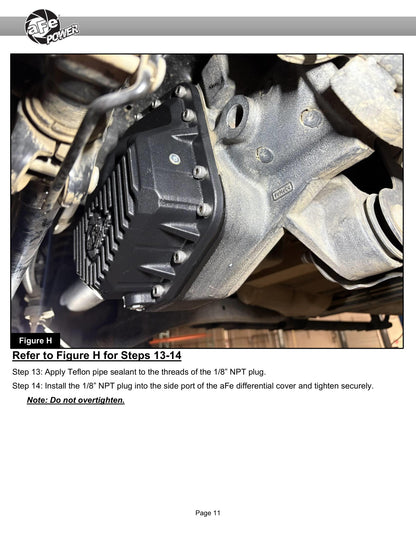 aFe 46-71480B Pro Series Diff Cover Black F-250/350 23-26 Dana M235
