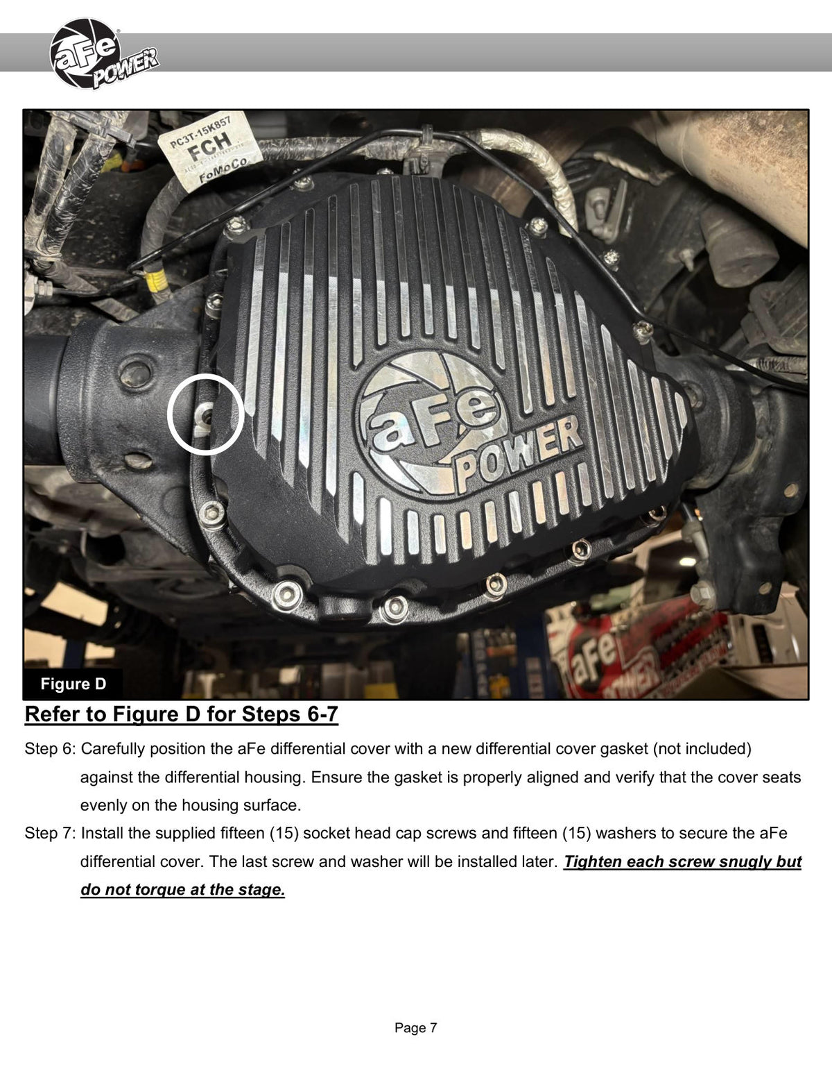 aFe 46-71490A Street Series Diff Cover Raw F-250/350 23-26 Sterling 11.6