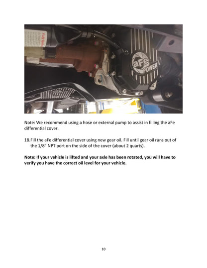 aFe Power Front/Rear Diff Cover Kit w/ Oil 11-19 GM Diesel Trucks V8 (AAM 9.25-12 & AAM 11.5-14)