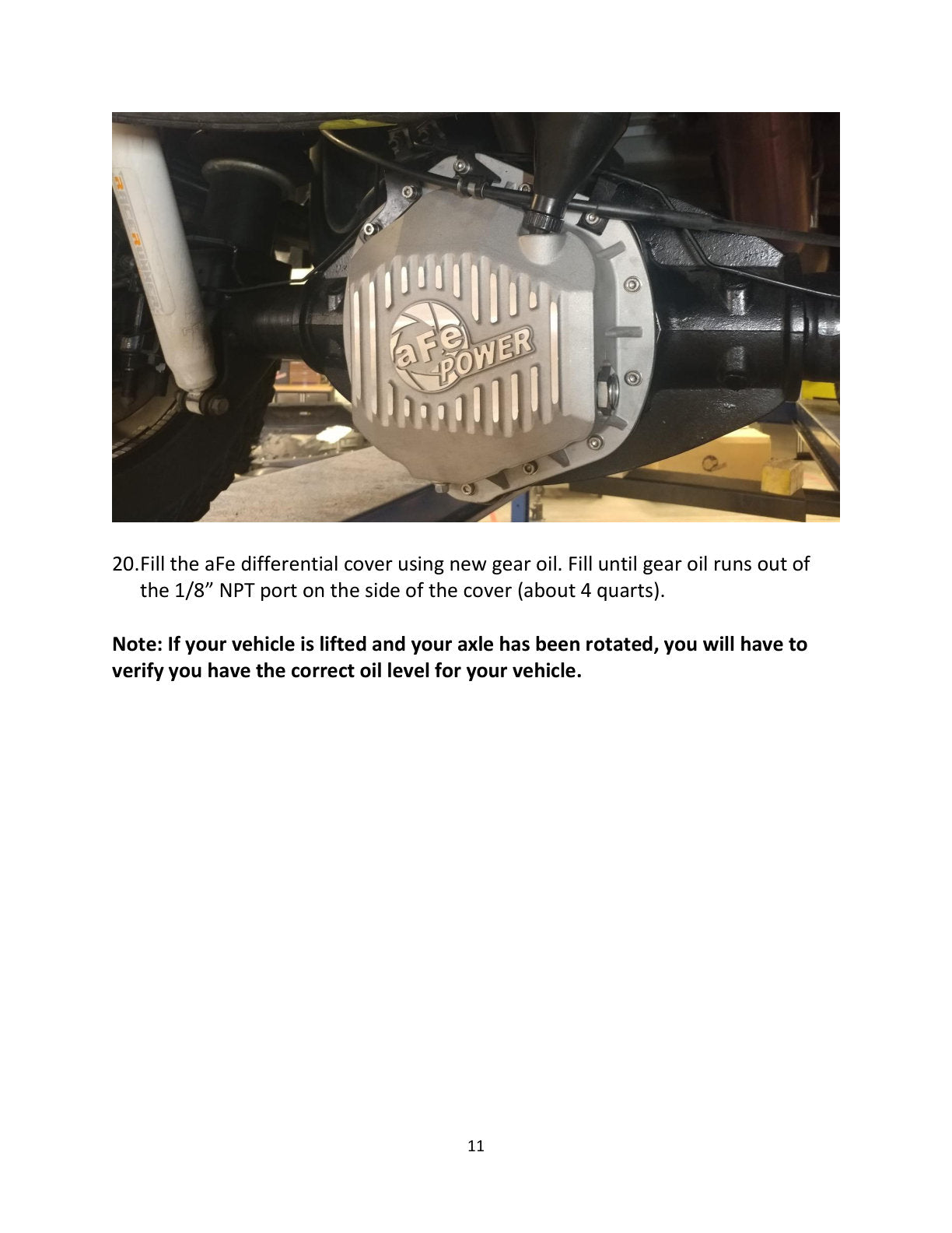 aFe Power Front/Rear Diff Cover Kit w/ Oil 11-19 GM Diesel Trucks V8 (AAM 9.25-12 & AAM 11.5-14)