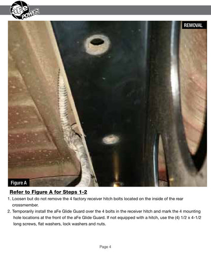 aFe Glide Guard On-Board Air Compressor Mount | Jeep Wrangler JK V6 3.6L-3.8L (07-14) (46-79001)
