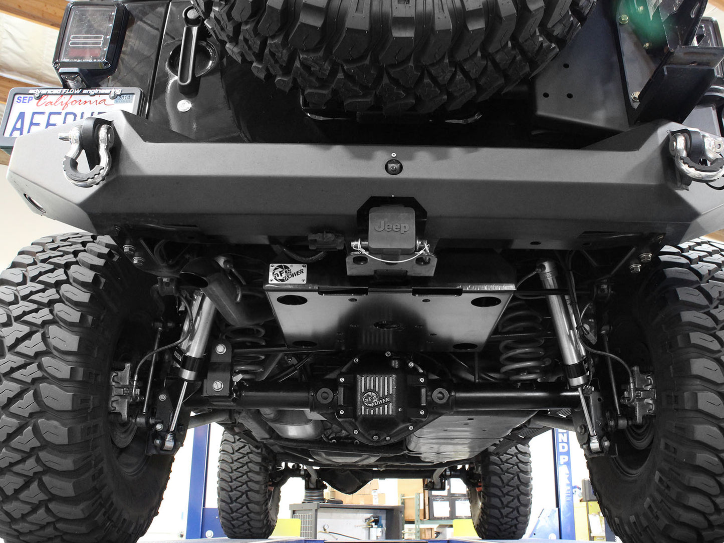 aFe Glide Guard On-Board Air Compressor Mount | Jeep Wrangler JK V6 3.6L-3.8L (07-14) (46-79001)