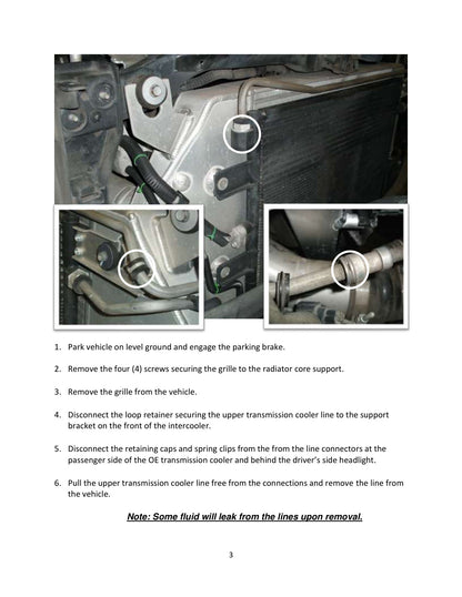 aFe Bladerunner Auto Trans Oil Cooler Kit | Ram Diesel Trucks L6 6.7L (10-12) (46-80005)