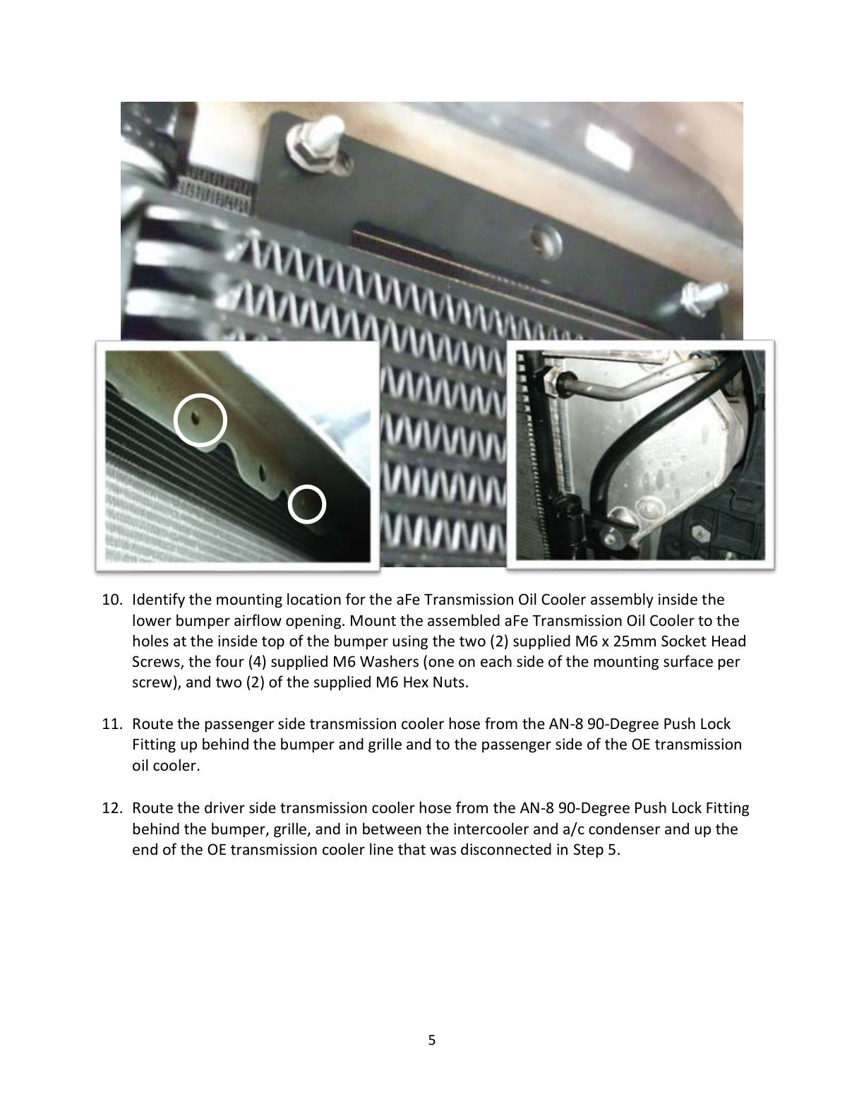 aFe Bladerunner Auto Trans Oil Cooler Kit | Ram Diesel Trucks L6 6.7L (10-12) (46-80005)