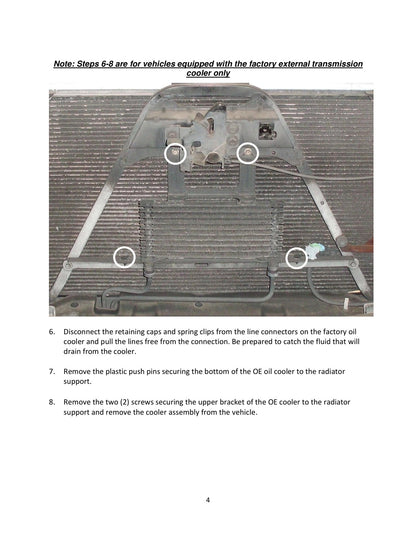 aFe Bladerunner Auto. Transmission Oil Cooler Kit 99-13 Chevrolet Silverado 1500