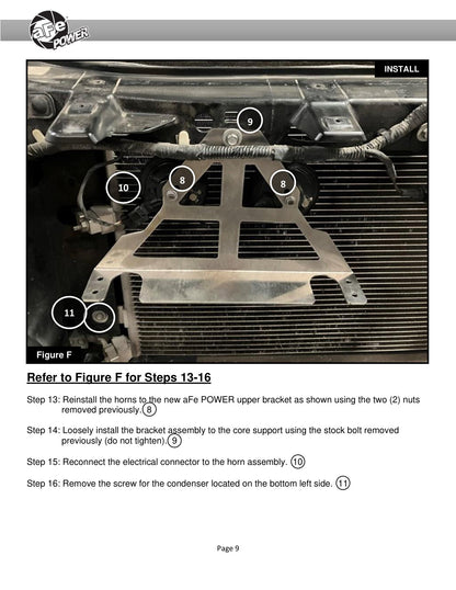 aFe BladeRunner 25-Row All-Aluminum Stacked Plate Trans Cooler | Ford F-150 (15-20) (46-80008)
