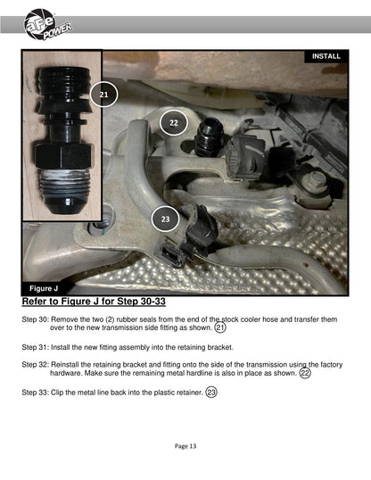 aFe BladeRunner 25-Row All-Aluminum Stacked Plate Trans Cooler | Ford F-150 (15-20) (46-80008)