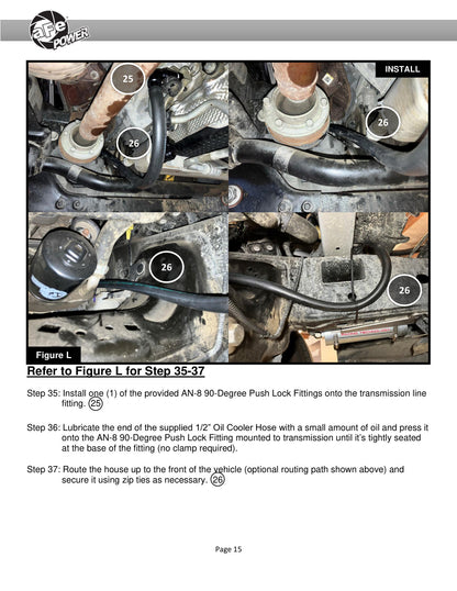 aFe BladeRunner 25-Row All-Aluminum Stacked Plate Trans Cooler | Ford F-150 (15-20) (46-80008)