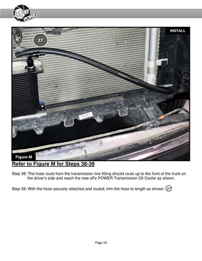 aFe BladeRunner 25-Row All-Aluminum Stacked Plate Trans Cooler | Ford F-150 (15-20) (46-80008)