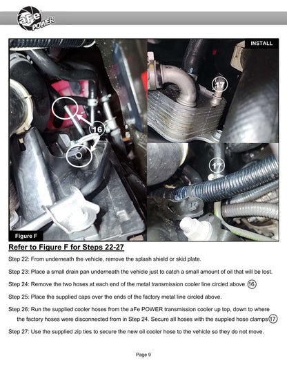 aFe BladeRunner Transmission Oil Cooler Kit | Toyota Tundra (22-24) (46-80009)