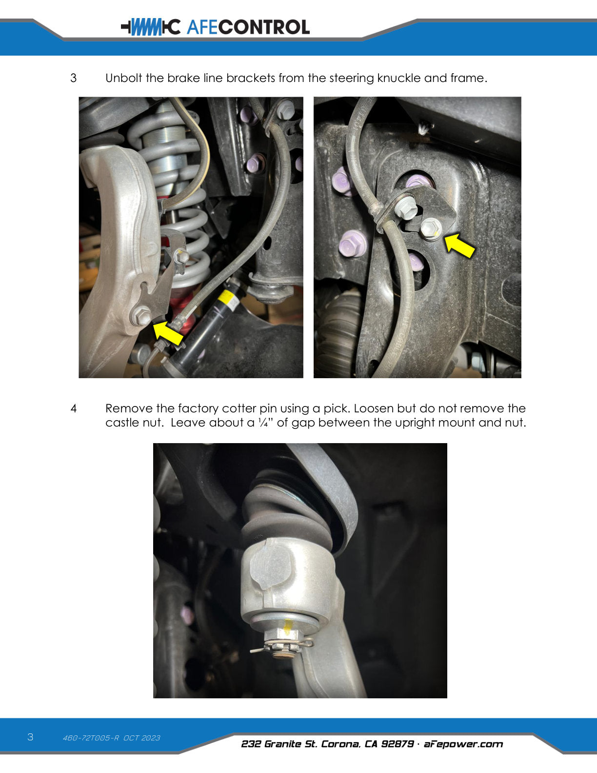 aFe Billet UCA | Toyota Tacoma (05-23) (460-72T005-R)