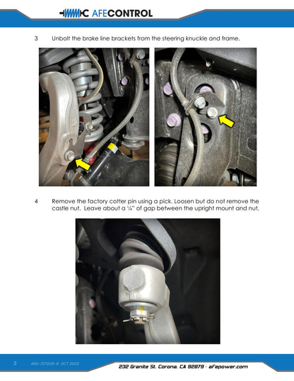 aFe Billet UCA | Toyota Tacoma (05-23) (460-72T005-R)