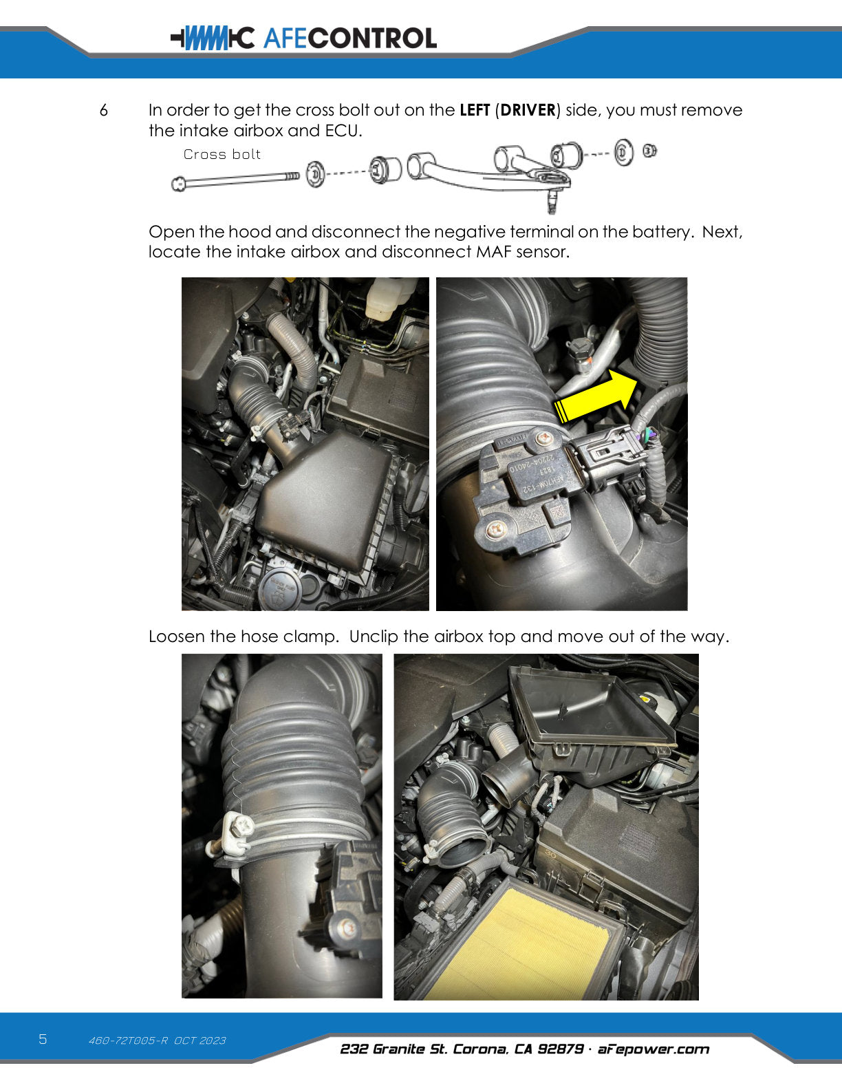 aFe Billet UCA | Toyota Tacoma (05-23) (460-72T005-R)