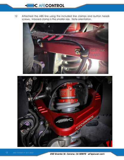 aFe Billet UCA | Toyota Tacoma (05-23) (460-72T005-R)