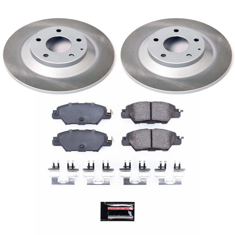 PowerStop 16-23 Mazda CX-5 Rear Semi-Coated Rotor Kit (SC7516)