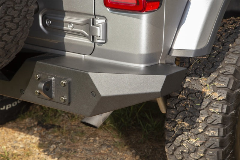 Rugged Ridge 11548.51 Spartan Rear Bumper for 18-24 Jeep Wrangler JL