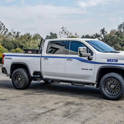 Westin 56-534765 HDX Nerf Bars for 20-25 Silverado/Sierra 2500/3500 Crew 6.5'