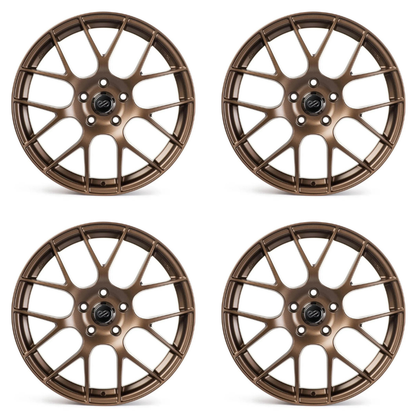(set of 4) Enkei Raijin Bronze | 18x8" +40mm | 5x114.3mm Wheels