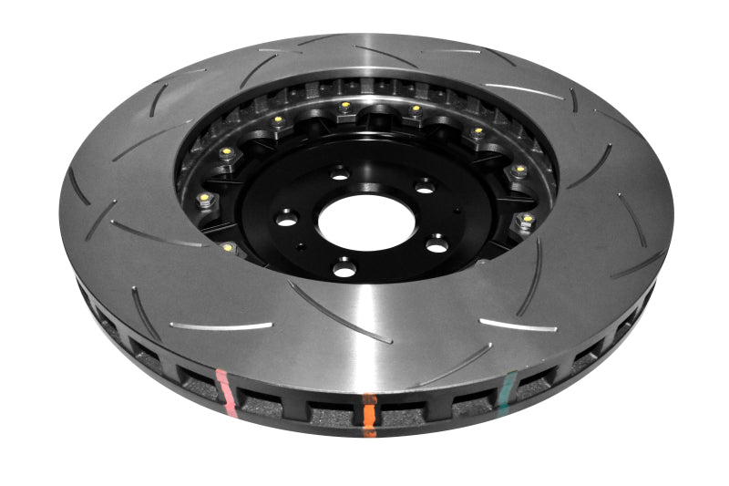DBA 5000 Series T3 Slotted Front Rotor w/ Black Hat | Audi S6 (07-11) (DBA52778BLKS)