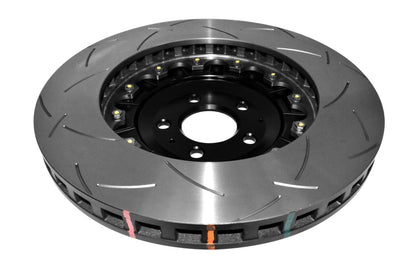 DBA 5000 Series T3 Slotted Front Rotor w/ Black Hat | Audi S6 (07-11) (DBA52778BLKS)