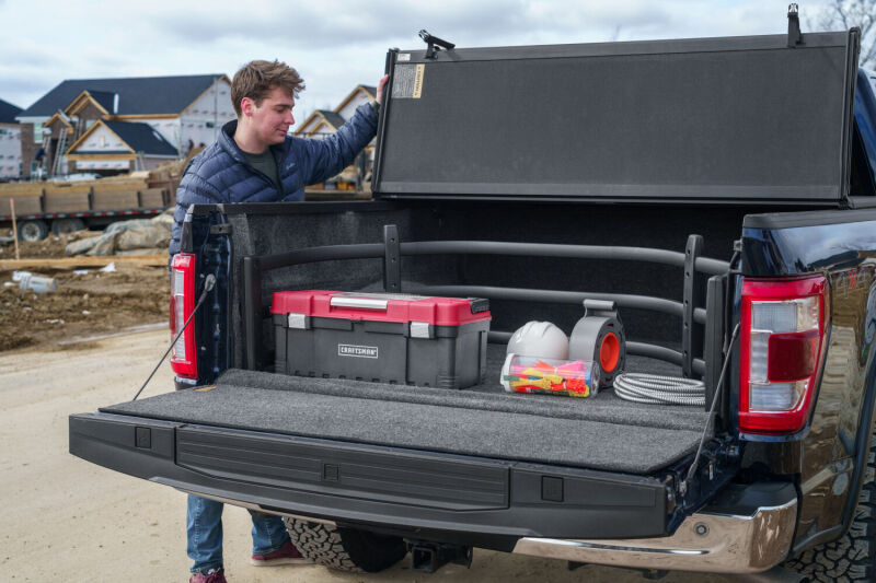 AMP Research 04-22 Ford F-150 Bedxtender HD Sport - Black (Optional No-Drill Brkt 74602-01A)