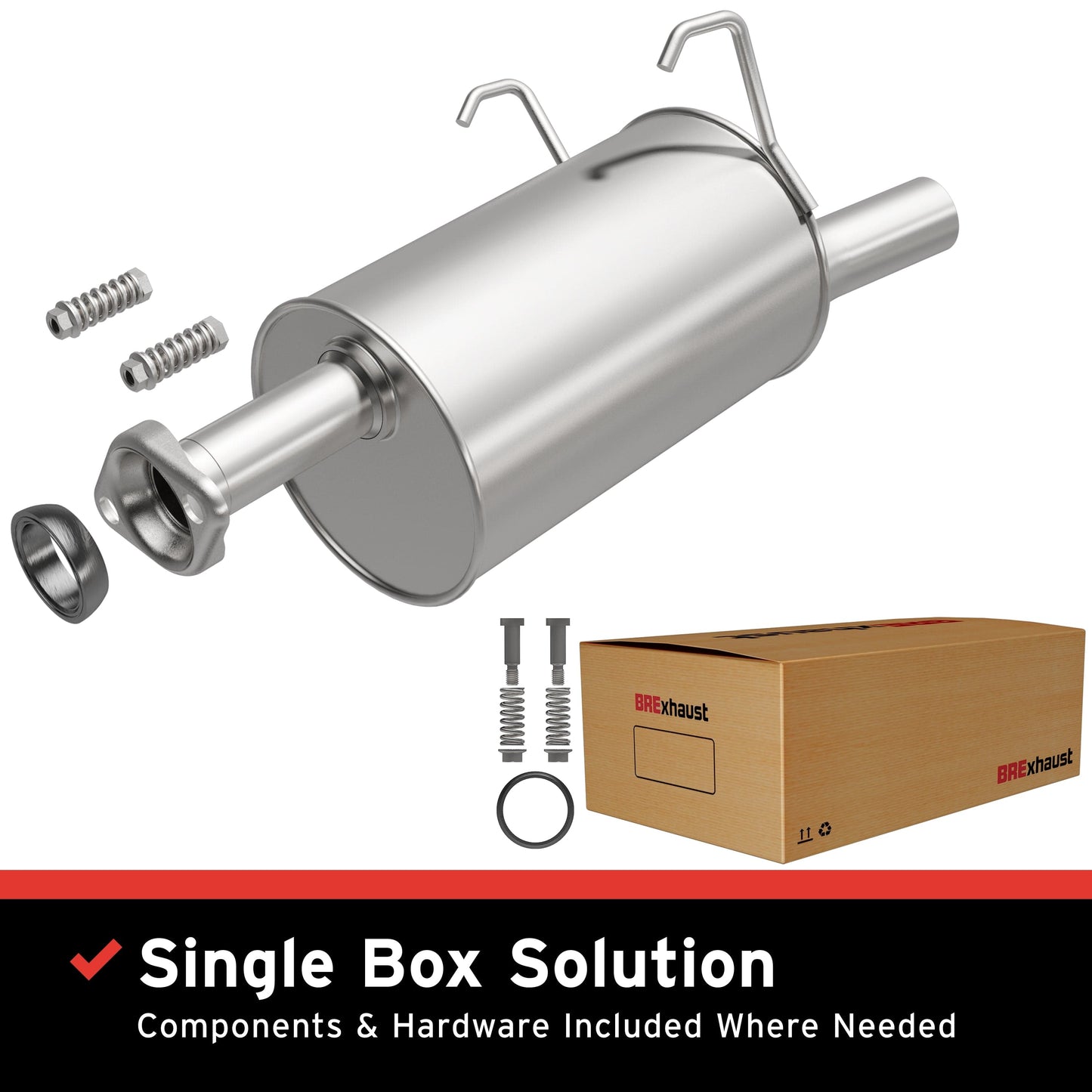 BRExhaust 1997-2001 Honda CR-V 2.0L Direct-Fit Muffler Kit