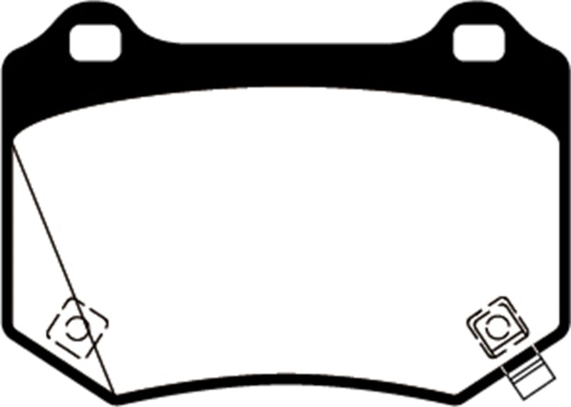 EBC 18+ Subaru WRX STI Yellowstuff Rear Brake Pads | Subaru WRX (14-21) (DP42361R)