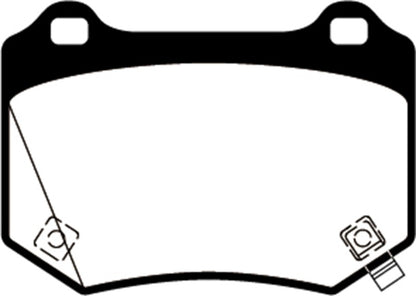 EBC 18+ Subaru WRX STI Yellowstuff Rear Brake Pads | Subaru WRX (14-21) (DP42361R)
