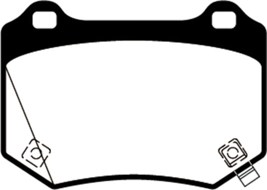 EBC 18+ Subaru WRX STI Yellowstuff Rear Brake Pads | Subaru WRX (14-21) (DP42361R)