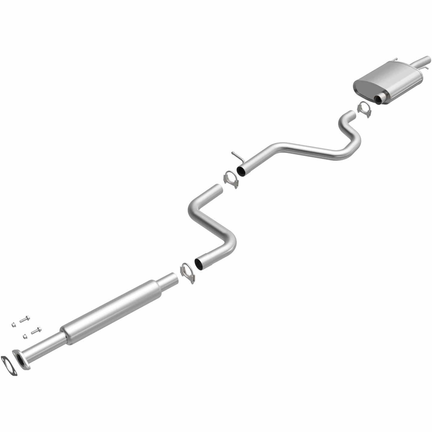 BRExhaust 2005-2008 Pontiac Grand Prix 3.8L Direct-Fit Replacement Exhaust System
