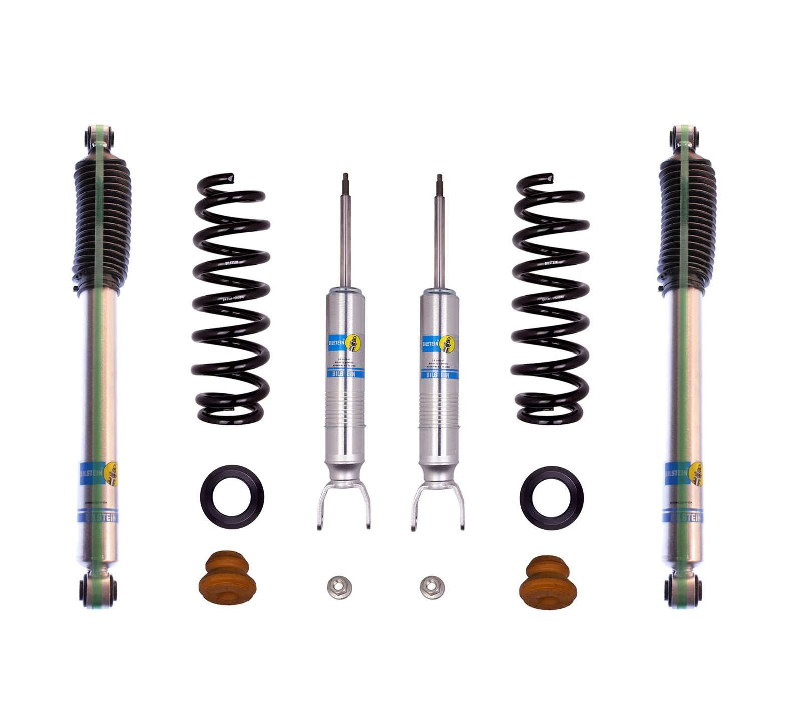 Bilstein 6112 Strut & Spring + Rear B8 5100 Shocks Set w/0-2.8" lift - 2019-2024 Ram 1500 Classic 4WD