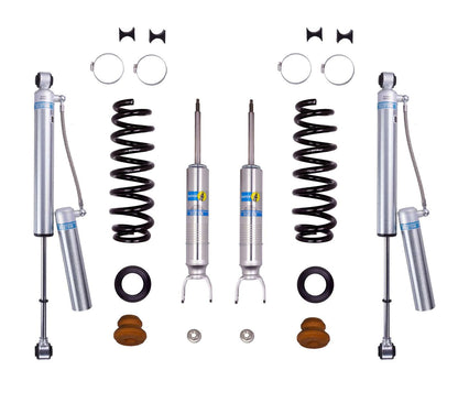 Bilstein 6112 Strut & Spring + Rear B8 5160 Reservoir Shocks Set w/0-2.8" lift - 2019-2024 Ram 1500 Classic 4WD