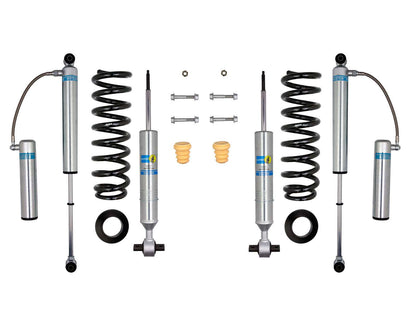 Bilstein 6112 Strut & Spring + Rear B8 5160 Reservoir Shocks Set - 2015-2020 Ford F-150 4WD