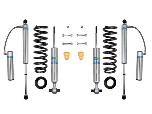 Bilstein 6112 Strut & Spring + Rear B8 5160 Reservoir Shocks Set - 2015-2020 Ford F-150 4WD
