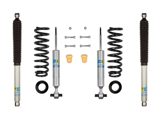 Bilstein 6112 Strut & Spring + Rear B8 5100 Shocks Set - 2015-2020 Ford F-150 4WD