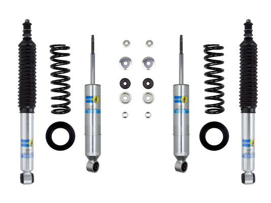 Bilstein 6112 Strut & Spring + Rear B8 5100 Shocks Set w/0-2.3" lift - 1996-2002 Toyota 4Runner 4WD