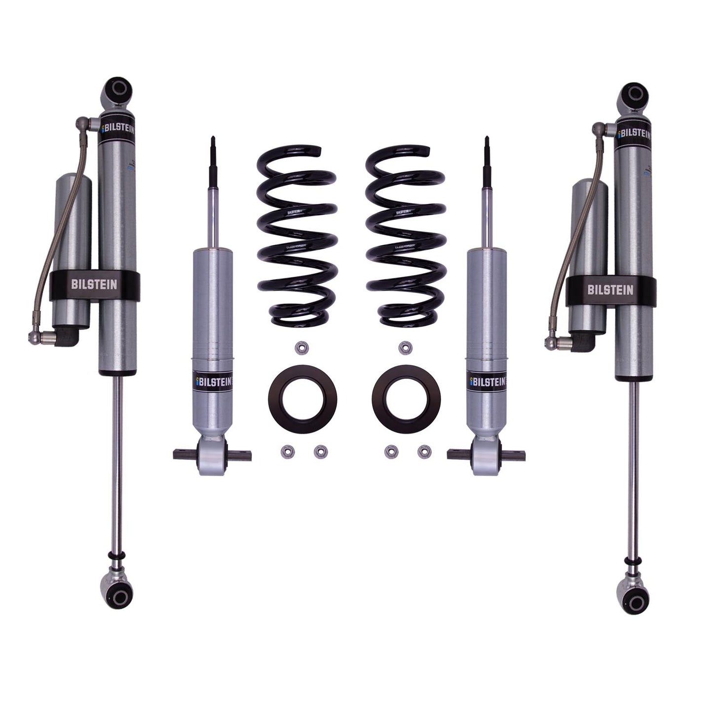 Bilstein 6112 Strut & Spring + Rear B8 5160 Reservoir Shocks Set w/0-1.85" lift - 2015-2020 GMC Yukon 4WD V8